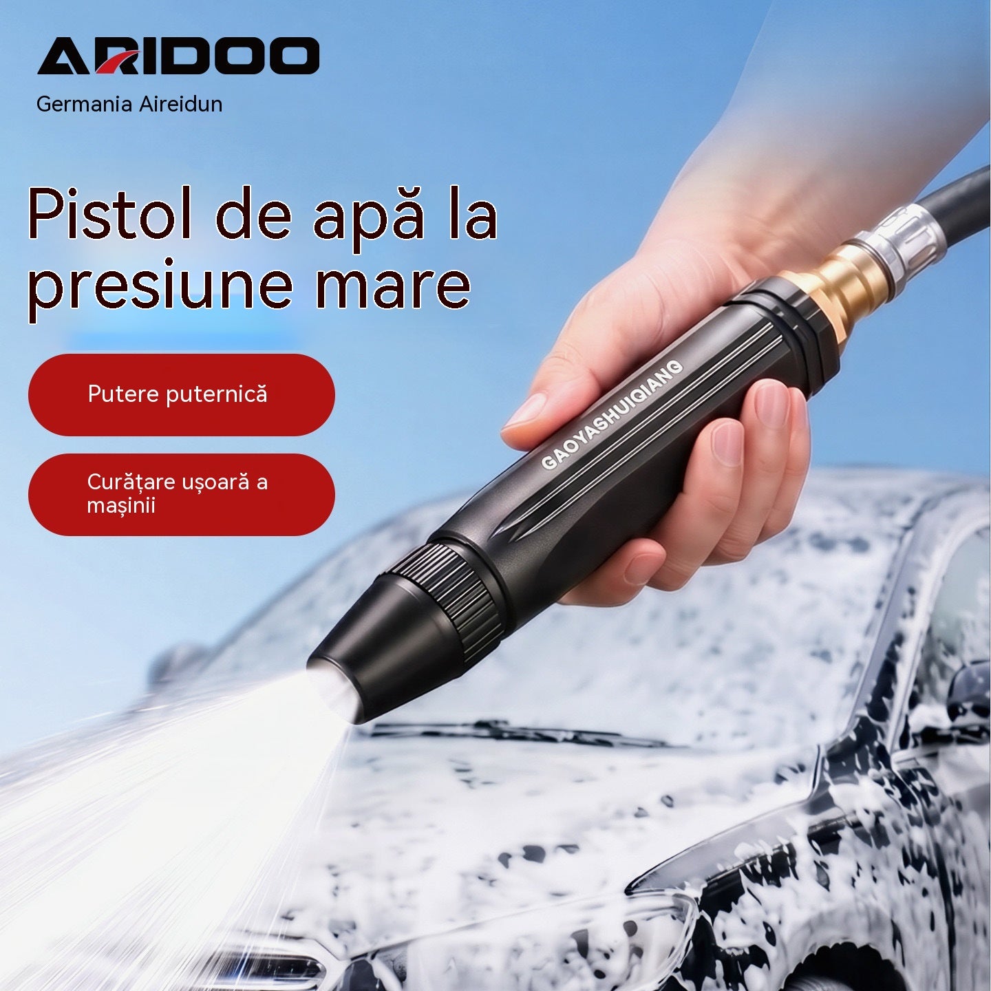 Ultima zi, reducere de 55% - 【2 seturi la 124 lei】 Pistol de spălat cu presiune pentru uz casnic