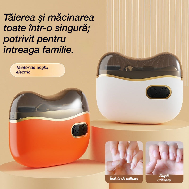✂️💅🔥 Pilă de unghii electrică multifuncțională, unghier electric cu protecție anti-ciupire