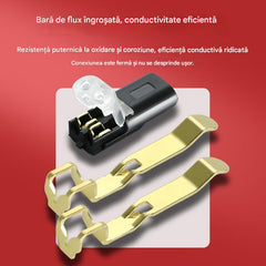 🏆【40 buc】Conector cu cablu dublu cu clemă de blocare