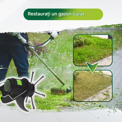 🔥✨【Cumpărați 1 obțineți 1 gratuit: 2 bucăți】🔥 Cap de tăiere interschimbabil pentru mașină de tuns iarba/motocoasă - Cap de tăiere din oțel pentru cosit iarba 🌿✂️⚙️