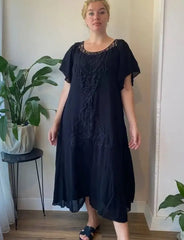 👗2026 Nouă rochie de damă largi din dantelă mărime mare