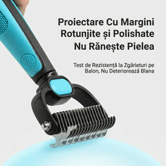 🐱🐕 【Cumpărați 1 obțineți 1 gratuit】Pieptene multifuncțional 3 în 1 pentru blana animalelor de companie, ideal pentru îngrijirea blănii animalelor de companie.