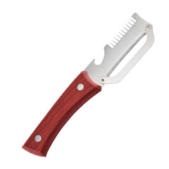 ✅Cumpără 1 și primești 1 gratuit (2 articole)🧅🔪 Curățător de bucătărie multifuncțional 3 în 1: Curățează, taie și deschide sticle!🔥