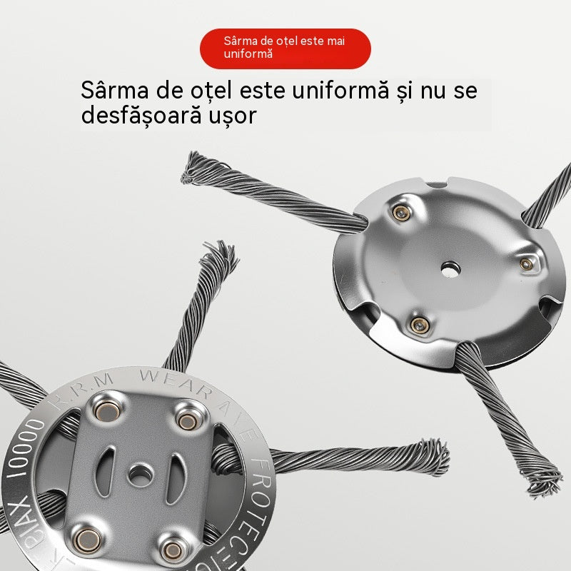 🧰🔥Ultima ofertă specială 【Cumpărați 1 și primiți 1 gratis】🔥Trimmer pentru buruieni cu fir de oțel