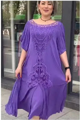 👗2026 Nouă rochie de damă largi din dantelă mărime mare